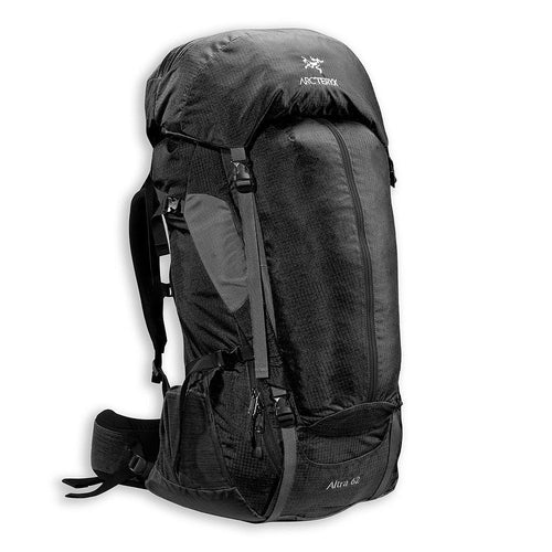 Arc'teryx Women's Altra 62 backpack in Raven, Tall fit
