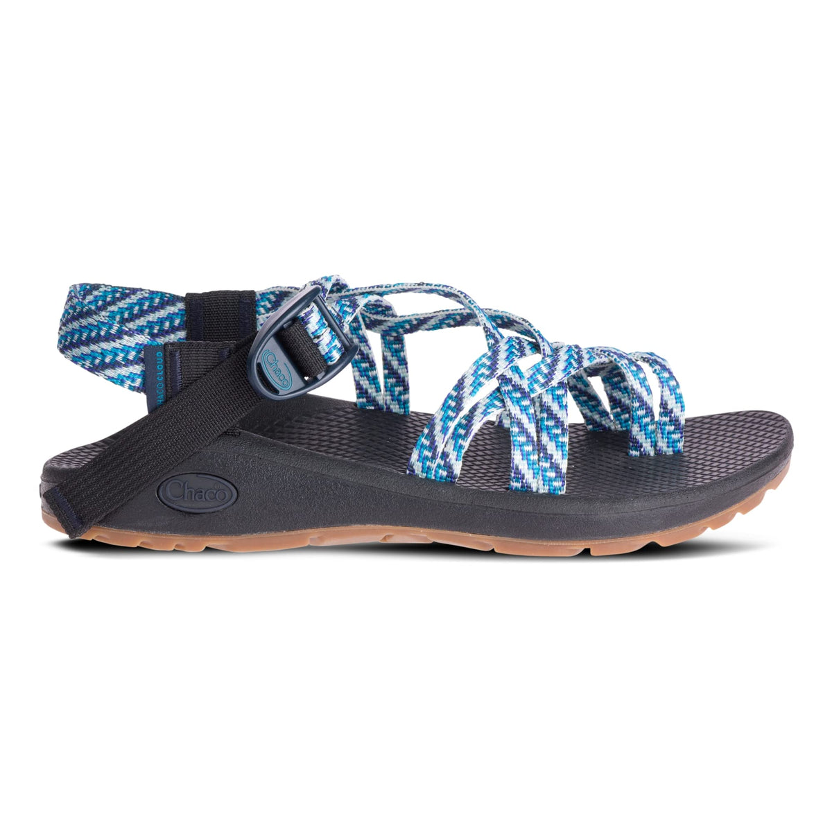 Chaco women's Z/Cloud X2 sandals in Pivot Navy, side view