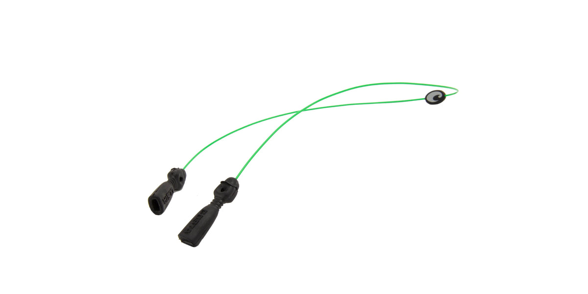 Costa Del Mar C-Mono Retainer CM17 Green lightweight monofilament sunglass cord with flat black temple attachments