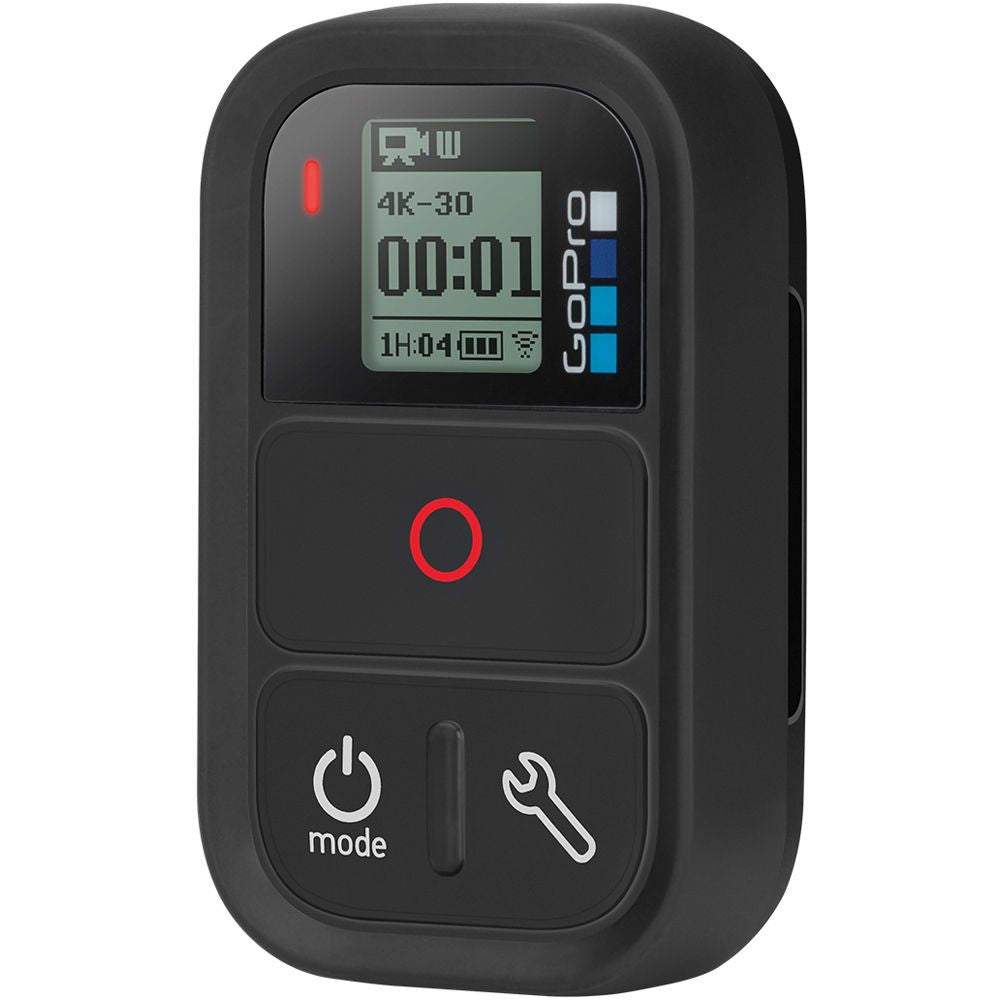 GoPro Smart Remote ARMTE-002, front view showing display and controls