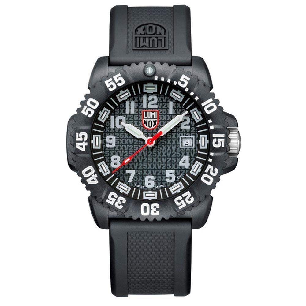 Luminox Navy SEAL Colormark 3051.25TH 25th Anniversary watch in black