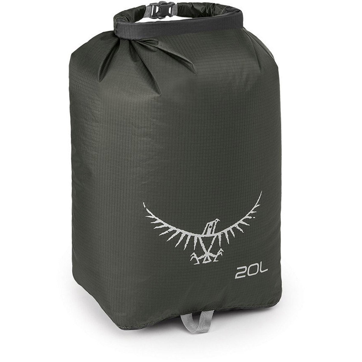 Osprey Ultralight Dry Sack 20 L in Shadow Grey, side view