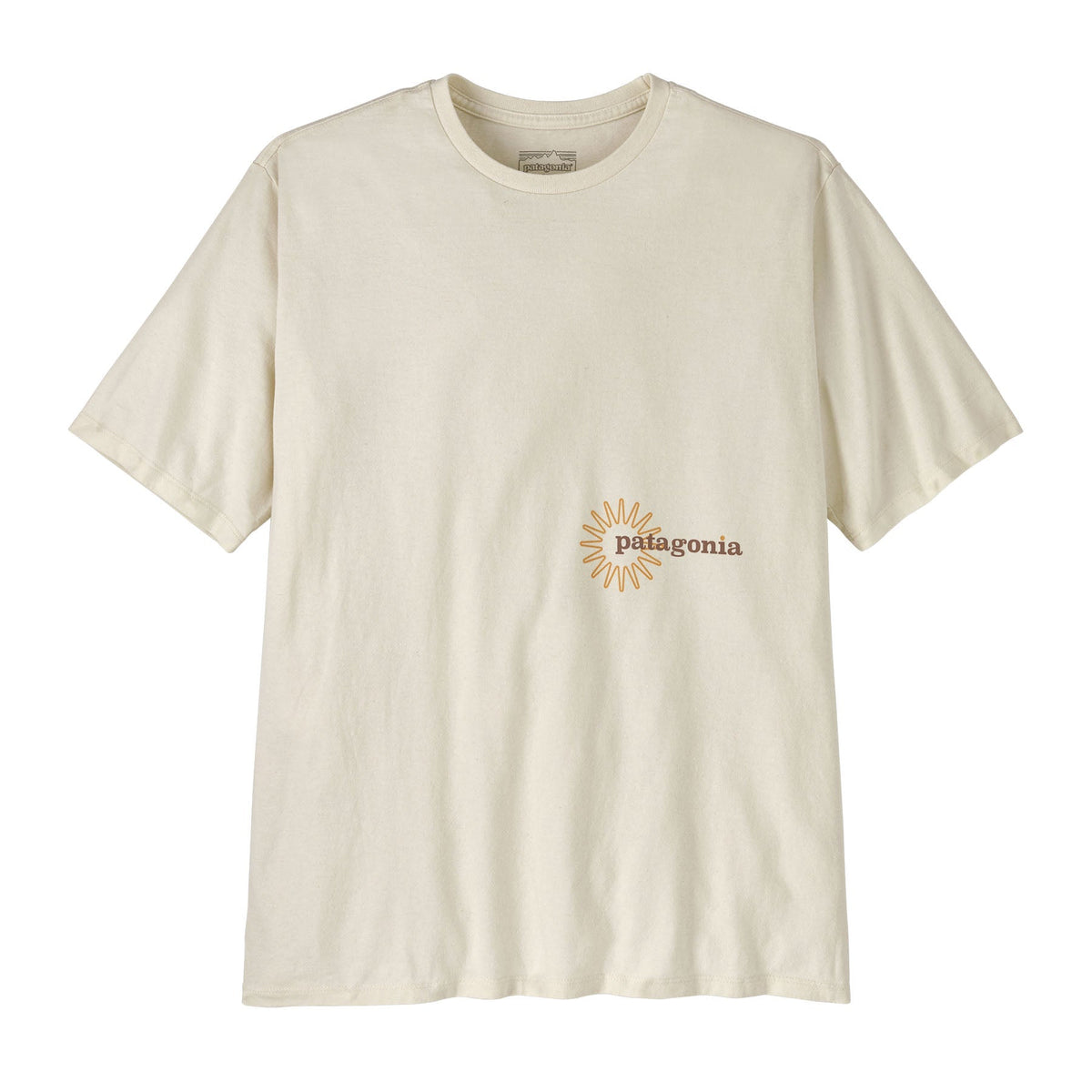 Patagonia Men's Channel Islands Responsibili-Tee in Birch White, style 37745
