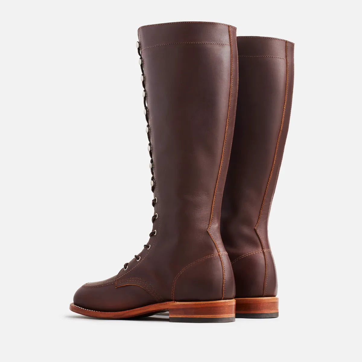Red Wing Gloria 3386 women's tall boot in Mahogany Oro-iginal leather
